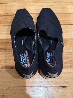 BOBS from Skechers Black Women's Espadrille Slip-On Shoes New without tags